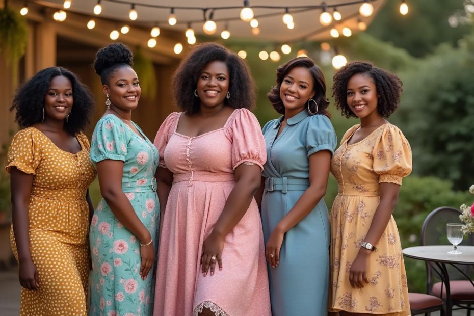 découvrez nos idées de robes guinguette grande taille parfaites pour une soirée rétro chic, alliant confort et style vintage avec élégance.