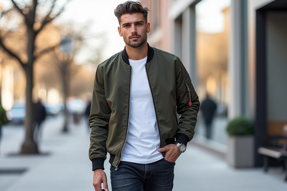 découvrez comment porter un bomber vintage homme avec style, en évitant le total look années 90 grâce à des astuces mode modernes et équilibrées.